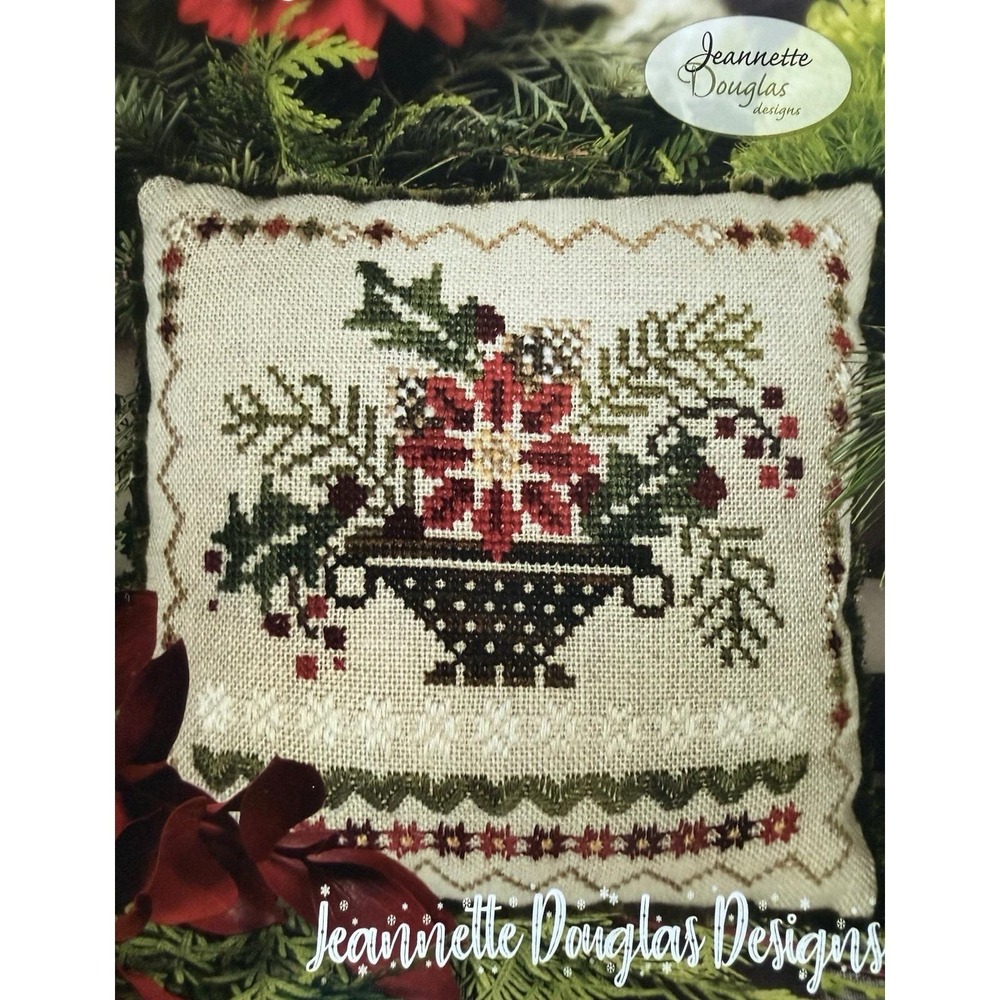Jeanette Douglas Designs Cozy Into Winter Cross Stitch Pillow Kit